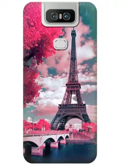 Чехол для ZenFone 6 (ZS630KL) - Весенний Париж