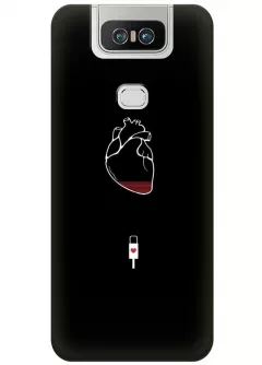 Чехол для ZenFone 6 (ZS630KL) - Уставшее сердце