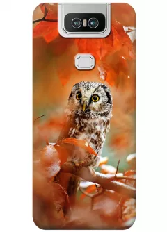 Чехол для ZenFone 6 (ZS630KL) - Осенняя сова