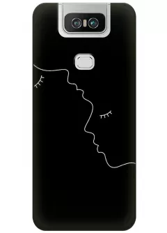 Чехол для ZenFone 6 (ZS630KL) - Романтичный силуэт