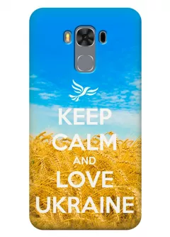 Чехол для Zenfone 3 Max ZC553KL - Love Ukraine