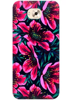 Чехол для Zenfone 4 Selfie ZD553KL - Цветочки