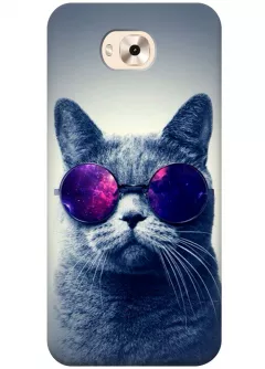 Чехол для Zenfone 4 Selfie ZD553KL - Кот в очках