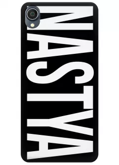 Печать на чехле для Asus Zenfone Live (L2) ZA550KL фамилии, имени