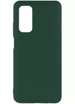 Чехол Silicone Cover Full without Logo (A) для Xiaomi Mi 10T / Mi 10T Pro, Зеленый / Dark green