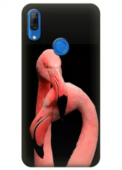 Чехол для Huawei P Smart Z - Пара фламинго