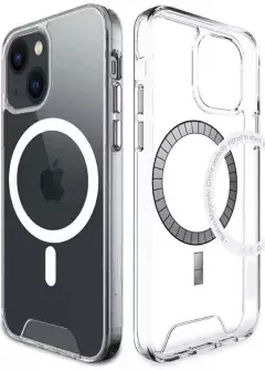 Чехол TPU Space Case with MagSafe для Apple iPhone 13 mini (5.4"), Прозрачный