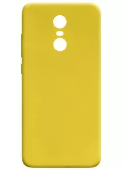 Силиконовый чехол Candy для Xiaomi Redmi 5 Plus || Xiaomi Redmi Note 5, Желтый