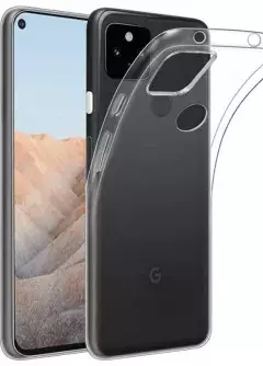TPU чехол Epic Transparent 1,5mm для Google Pixel 5A