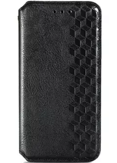 Кожаный чехол книжка GETMAN Cubic (PU) для Xiaomi Redmi Note 10 / Note 10s