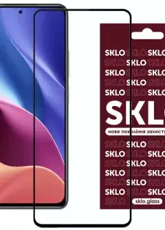 Защитное стекло SKLO 3D (full glue) для Xiaomi Redmi Note 11 Pro 4G/5G/11E Pro/12 Pro 4G, Черный