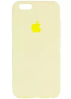 Чехол Silicone Case Full Protective (AA) для Apple iPhone 6 / 6S || , Желтый / Mellow Yellow