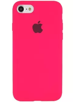 Чехол Silicone Case Full Protective (AA) для Apple iPhone 6 / 6S || , Розовый / Barbie pink
