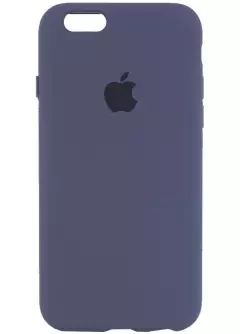 Чехол Silicone Case Full Protective (AA) для Apple iPhone 6 / 6S || , Темный Синий / Midnight Blue