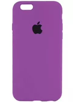 Чехол Silicone Case Full Protective (AA) для Apple iPhone 6 / 6S || , Фиолетовый / Grape
