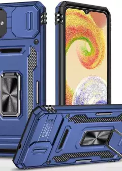 Ударопрочный чехол Camshield Army Ring для Samsung Galaxy A06, Синий / Navy
