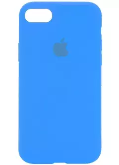 Чехол Silicone Case Full Protective (AA) для Apple iPhone 6 / 6S || , Голубой / Blue
