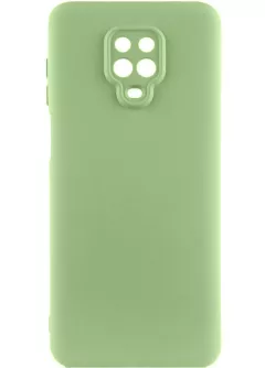 Чехол Silicone Cover Lakshmi Full Camera (A) для Xiaomi Redmi Note 9s || Xiaomi Redmi Note 9 Pro / Xiaomi Redmi Note 9 Pro Max, Зеленый / Pistachio