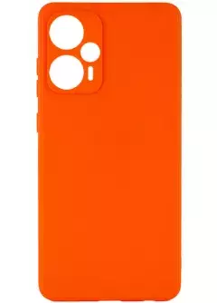 Силиконовый чехол Candy Full Camera для Xiaomi Poco F5 / Note 12 Turbo, Оранжевый / Orange
