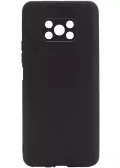 Силиконовый чехол Candy Full Camera для Xiaomi Poco X3 NFC / Poco X3 Pro, Черный / Black