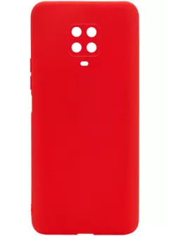 Силиконовый чехол Candy Full Camera для Xiaomi Redmi Note 9s / Note 9 Pro / Note 9 Pro Max, Красный / Red