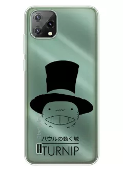 Blackview A55 чехол с аниме из прозрачного силикона - Turnip Ходячий замок