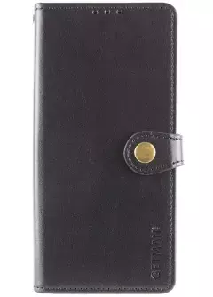 Кожаный чехол книжка GETMAN Gallant (PU) для Samsung Galaxy A31, Черный