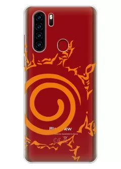Чехол для Blackview A80 Pro из прозрачного силикона - Naruto Шаринган все виды