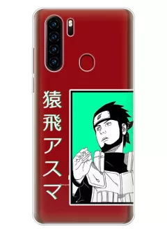Чехол для Blackview A80 Plus - Naruto Асума Сарутоби из прозрачного силикона 
