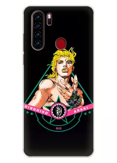Чехол для Blackview A80 Plus - Невероятные приключения ДжоДжо JoJo’s Bizarre Adventure логотип Hironiko Araki Дио Брандо 