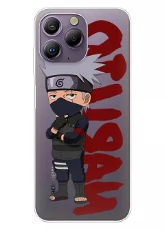 Бампер для Blackview A96 - Naruto Какаси Чиби, прозрачный силикон