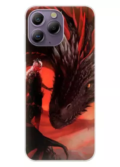 Blackview A96 чехол - Игра престолов Game of Thrones Дейенерис Таргариен гладит дракона