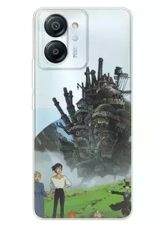 Blackview Color 8 чехол из прозрачного силикона - Ходячий замок герои аниме