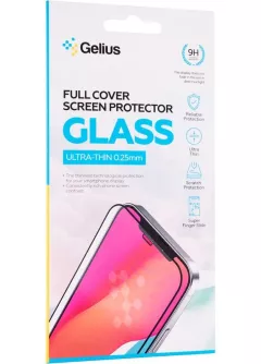 Защитное стекло Gelius Full Cover Ultra-Thin 0.25mm для iPhone 17 Air Black
