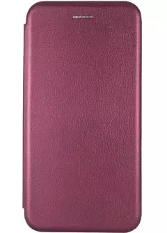 Кожаный чехол (книжка) Classy для Xiaomi Redmi 9A, Бордовый
