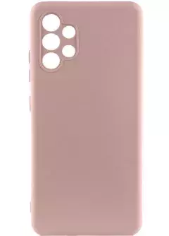 Чехол Silicone Cover Lakshmi Full Camera (A) для Samsung Galaxy A32 4G, Розовый / Pink Sand