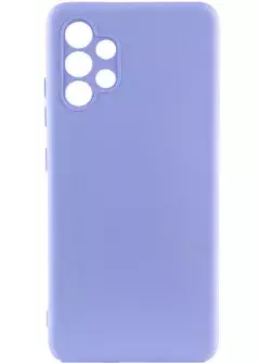 Чехол Silicone Cover Lakshmi Full Camera (A) для Samsung Galaxy A32 4G, Сиреневый / Dasheen