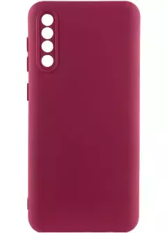 Чехол Silicone Cover Lakshmi Full Camera (A) для Samsung Galaxy A50 (A505F) / A50s / A30s, Бордовый / Marsala