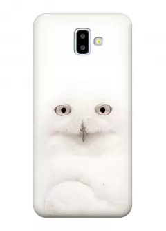 Чехол для Galaxy J6 Plus 2018 - Белая сова