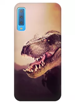 Чехол для Galaxy A7 (2018) - Т-rex