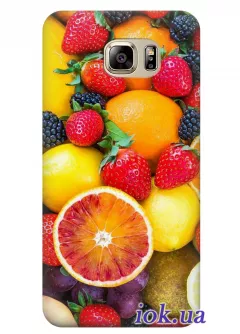 Чехол для Galaxy S7 - Летние фрукты