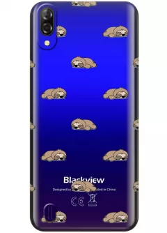 Чехол для Blackview A60 - Спящие ленивцы