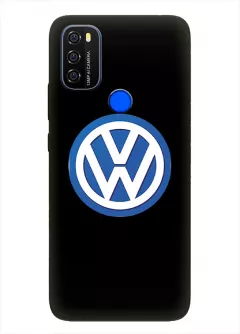 Бампер для Блеквью А70 из силикона - Volkswagen Фольксваген классический логотип крупным планом
