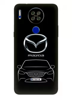 Чехол для Blackview A80s из силикона - Mazda Мазда логотип и автомобиль машина 2 3 6 Atenza Axela Demino MX-3 MX-5 MX-6 RX-7 RX-8 вектор-арт купе седан с номерным знаком