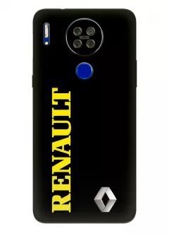 Блеквью А80с чехол силиконовый - Renault Ренаулт Рено классический логотип и название крупным планом