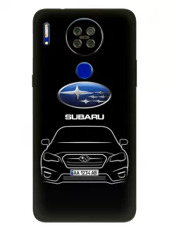 Блеквью А80с чехол из силикона - Subaru Субару логотип и автомобиль машина BRZ Impreza Legacy Levorg WRX вектор-арт купе седан с номерным знаком