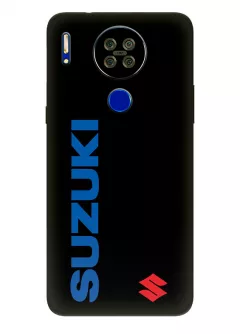 Блеквью А80с чехол из силикона - Suzuki Сузукі классический логотип и название крупным планом вектор-арт