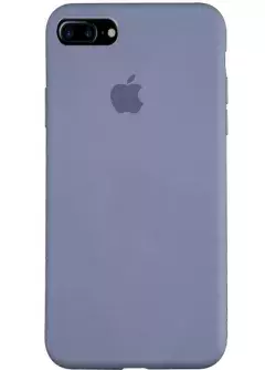 Чехол Silicone Case Full Protective (AA) для Apple iPhone 7 plus || Apple iPhone 8 plus, Серый / Lavender