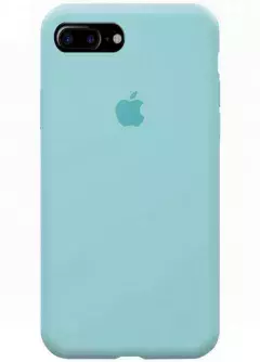 Чехол Silicone Case Full Protective (AA) для Apple iPhone 8 plus || Apple iPhone 7 plus, Бирюзовый / Turquoise