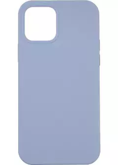 Чехол Original Full Soft Case для iPhone 12/12 Pro (without logo) Lavender Grey